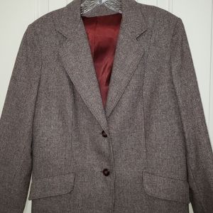 Nor'Wester Maroon Grey Blazer